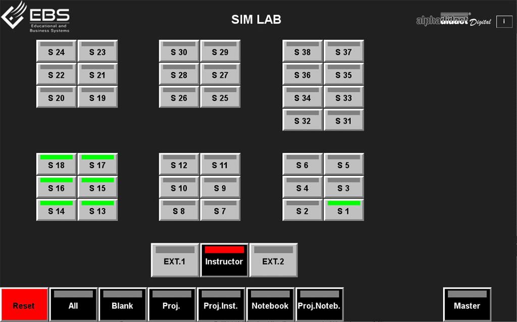 Nova Southeastern Alphadidact Signal Routing