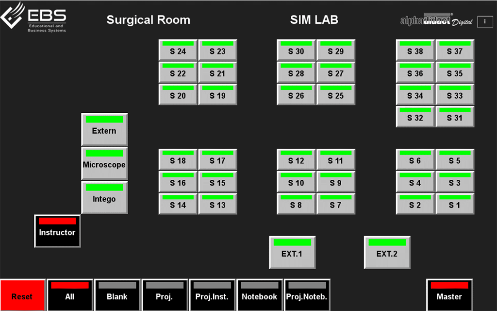 Nova Southeastern Alphadidact Surgical Room